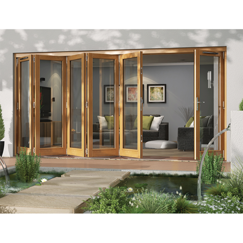 Jeld-wen Canberra Oak Folding Patio Doors 4200mm