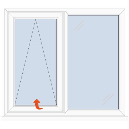 Upvc Casement Window Top Hung/Fixed