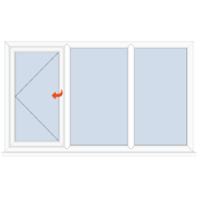 Upvc Casement Window Side Hung/Fixed/Fixed