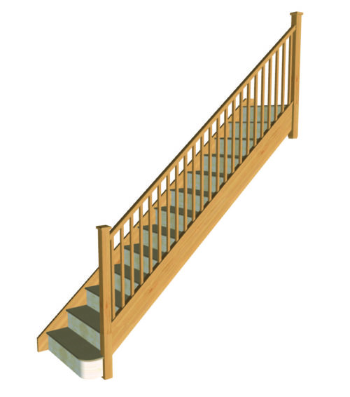 Stair layout diagram A