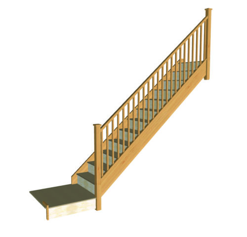 Stair layout diagram B