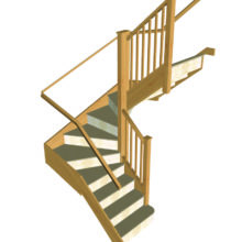 Stair layout diagram K