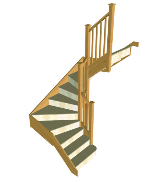 Stair layout diagram P
