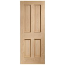 Victorian Raised Mouldings Oak Door
