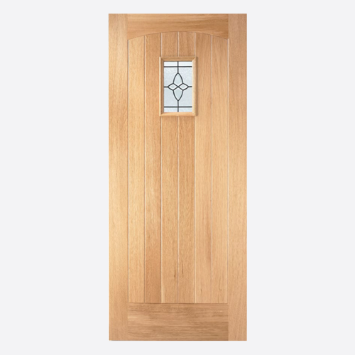 LPD Oak Cottage Glazed Door