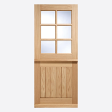 LPD Oak Cottage Stable 6 Light Door