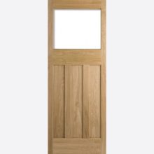 LPD Oak DX unglazed Door