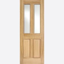 LPD Oak Richmond Glazed 2L RM2S Un-finished Door