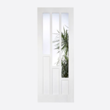 White Coventry Glazed 3L Door
