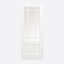 White Downham Glazed 9L Door