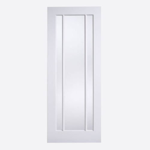 White Lincoln Glazed 3L Door