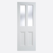 White Malton Unglazed 2L Door