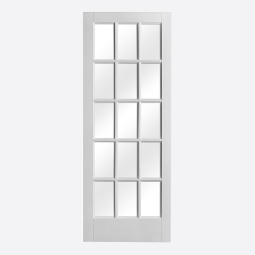 White SA Glazed 15L Door