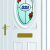 Warwick S1 House Numb Roses upvc door