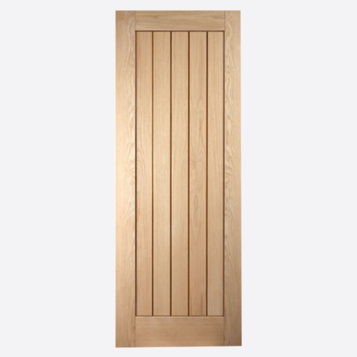 Cottage Recessed Panel Oak Door
