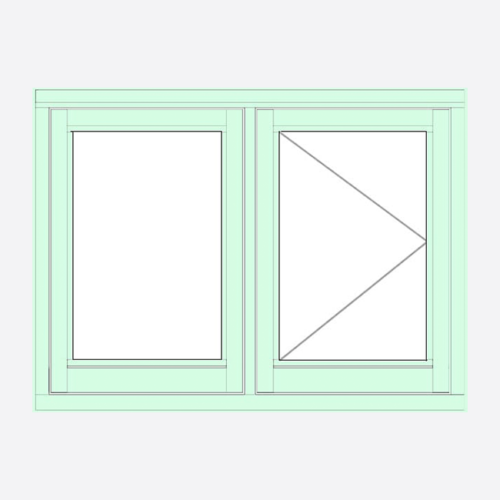 Sunvu Flush Casement Window Fixed/Open
