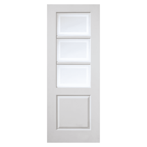 White Moulded Andorra Glazed Door