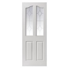 White Edwardian Glazed Door