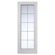 White Moulded Decima Glazed Door