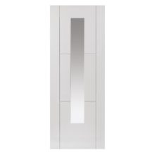 White Primed Mistral Glazed Door