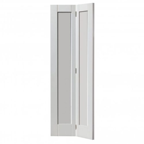White Primed Antigua Bifold Door