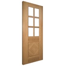 Deanta Kensington Glazed Oak Door
