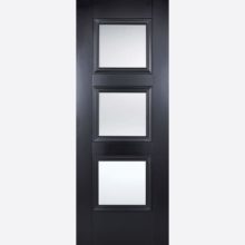 Black Amsterdam Glazed 3L Door