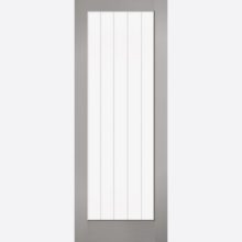 Grey Moulded Textured Vertical 1L Door