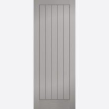 Grey Moulded Textured Vertical 5P Door