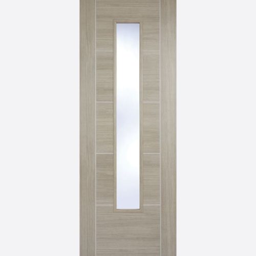 Light Grey Laminated Vancouver Glazed Door