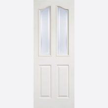 White Moulded Mayfair 2L Glazed Door