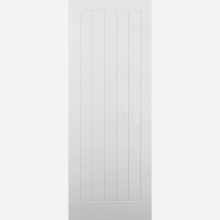 White Moulded Textured Vertical 5P Door