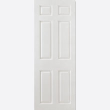 White Moulded Smooth 6P Square Top Door