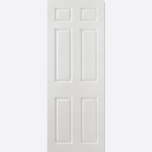 White Moulded Smooth 6P Square Top Door