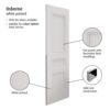 White Moulded Osbourne Door Description