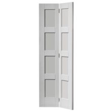 White Primed Montserrat Bi-fold Door