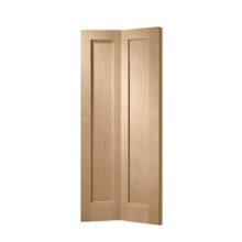 Pattern 10 Bi-fold Oak Un-finished Door