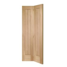 Suffolk Bi-fold Oak Un-finished Door
