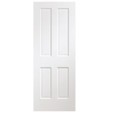 Victorian Pre-finished Non-Raised Mouldings White Door