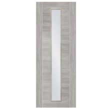 White Grey Forli 1L Glazed Door