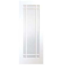 Cheshire Primed White Clear Glazed Door
