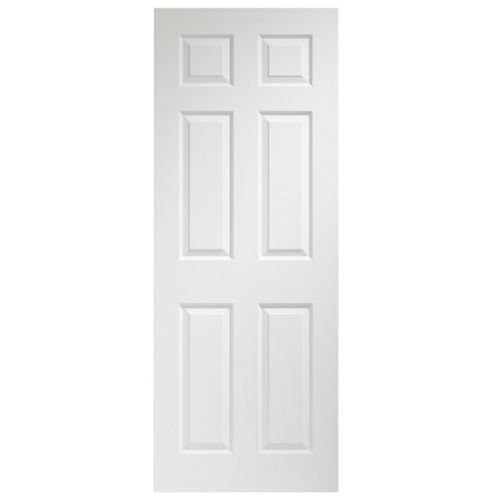Colonist 6P Pre-finished White Moulded Door