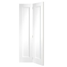 Pattern 10 Bi-fold Primed White Door
